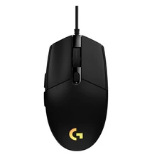 Egér vezetékes LOGITECH G203 LightSync USB 6 gombos 8000 DPI fekete