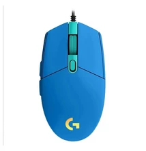 Egér vezetékes LOGITECH G203 LightSync USB 6 gombos 8000 DPI kék