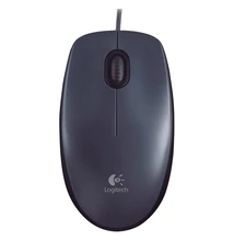 Egér vezetékes LOGITECH M100 USB 1000 DPI fekete
