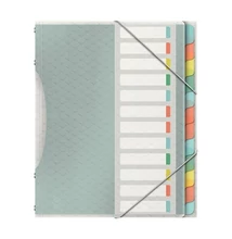 Előrendező ESSELTE Colour Breeze A/4 PP 12 részes