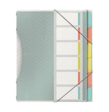 Előrendező ESSELTE Colour Breeze A/4 PP 6 részes