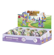 Építőjáték tojásban DELI Kastélyok