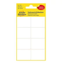 Etikett AVERY 3075 32x23 mm fehér univerzális 60 címke/doboz 6 ív/doboz