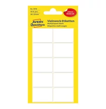 Etikett AVERY 3078 38x29 mm fehér univerzális 40 címke/doboz 5 ív/doboz
