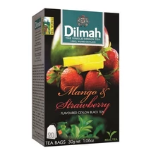 Fekete tea DILMAH Mango & Strawberry 20 filter/doboz