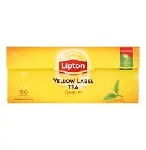 Fekete tea LIPTON Yellow Label 50 filter/doboz