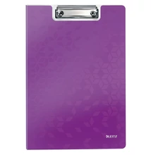 Felírótábla LEITZ Wow A/4 kemény műanyag fedeles lila