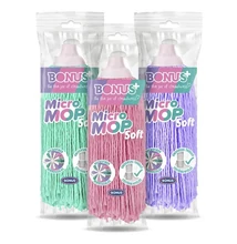 Felmosó pótfej BONUS Soft csavaros pasztell színek 175 g