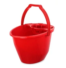 Felmosó vödör BONUS csavarókosárral 11L piros