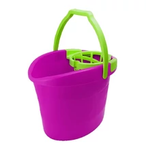 Felmosó vödör BONUS csavarókosárral 18L lila-zöld