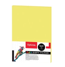 Fénymásolópapír színes OPTIMA A/4 75 g neon sárga 100 ív/csomag