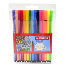 Filctoll STABILO Pen 68 10+5 neon készlet