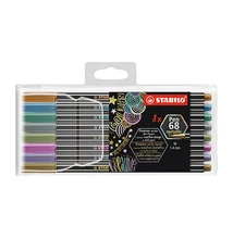 Filctoll STABILO Pen 68 metallic  8 darabos