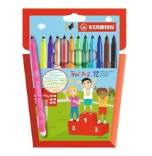 Filctoll STABILO Trio A-Z 12 darabos