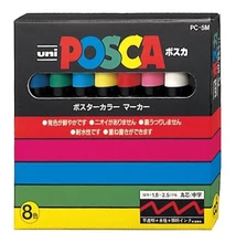 Filctoll UNI Posca PC-5M 8 darabos