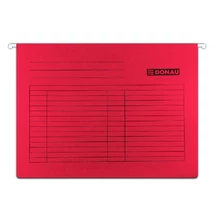 Függőmappa DONAU A/4 karton piros 25 darabos