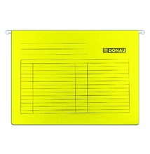 Függőmappa DONAU A/4 karton sárga 25 darabos