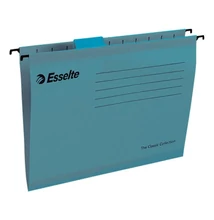 Függőmappa ESSELTE Classic A/4 újrahasznosított karton kék 25 db/doboz