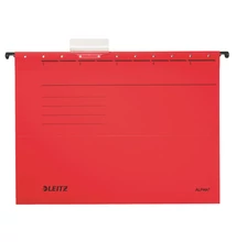 Függőmappa LEITZ Alpha Standard A/4 karton piros 25 darabos