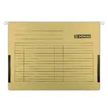 Függőmappa oldalvédelemmel DONAU A/4 karton barna 25 darabos