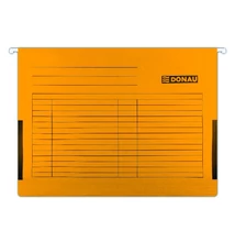 Függőmappa oldalvédelemmel DONAU A/4 karton narancssárga 25 darabos