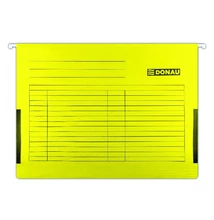 Függőmappa oldalvédelemmel DONAU A/4 karton sárga 25 darabos