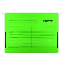 Függőmappa oldalvédelemmel DONAU A/4 karton zöld 25 darabos