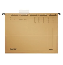 Függőmappa oldalvédelemmel LEITZ Alpha Standard A/4 karton natúr 25 db/doboz