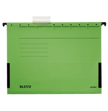 Függőmappa oldalvédelemmel LEITZ Alpha Standard A/4 karton zöld 25 db/doboz