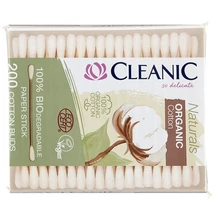 Fültisztító pálcika CLEANIC naturals organnic dobozos 200 darabos