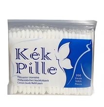 Fültisztító pálcika KÉK PILLE utántöltő 200 db