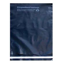 Futártasak biztonsági ragasztócsíkkal környezetbarát 45x60cm 50 mikron 100 darabos