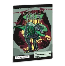 Füzet kockás ARS UNA A/5 32 lapos 27-32 T-Rex