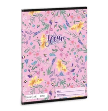 Füzet sima ARS UNA A/5 32 lapos 20-32 Fleur
