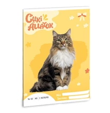 Füzet vonalas ARS UNA A/5 32 lapos 16-32 2. osztályos Cuki-Norvég erdei macska