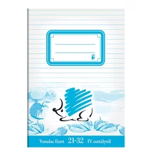 Füzet vonalas ICO Süni A/5 21-32 4-8. osztályos