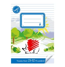 Füzet vonalas ICO Süni A/5 21-32 4-8. osztályos bekötött sulikész