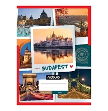 Füzet sima NEBULO A/4 32 lapos 80-32 Ország-Város 12 darabos