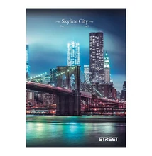 Füzet kockás STREET A/4 54 lapos Skyline
