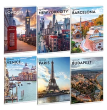 Füzet kockás ARS UNA A/4 40 lapos Extra kapcsos Cityscape