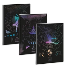 Füzet kockás ARS UNA A/4 40 lapos Extra kapcsos Mystic Constellation