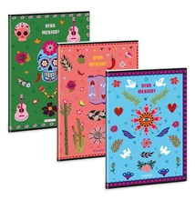 Füzet kockás ARS UNA A/4 40 lapos Extra kapcsos Viva Mexico