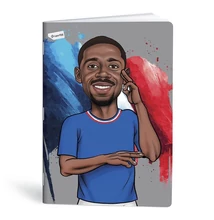 Füzet kockás LIPAMILL A/4 40 lapos Football icons