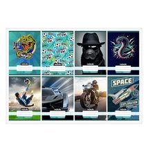 Füzet kockás NEBULO A/5 32 lapos 27-32 Vagány II. 16 darabos