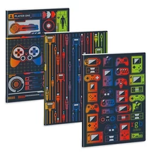 Füzet sima ARS UNA A/4 40 lapos Extra kapcsos RGB