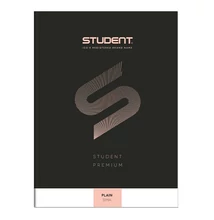 Füzet sima ICO Student Black Prémium A/4 80 lapos
