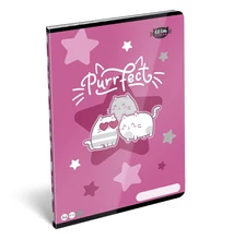 Füzet sima LIZZYSULI A/4 32 lapos 80-32 Kittok Stars Purrfect
