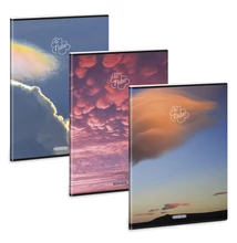 Füzet vonalas ARS UNA A/4 40 lapos Extra kapcsos La Nube 5584