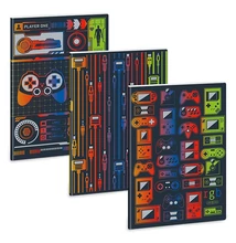 Füzet vonalas ARS UNA A/4 40 lapos Extra kapcsos RGB