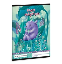 Füzet vonalas ARS UNA A/5 32 lapos 16-32 2. osztályos Mon Mignon